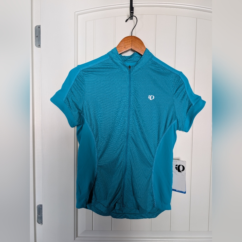 Pearl Izumi Teal Cycling Jersey Size M